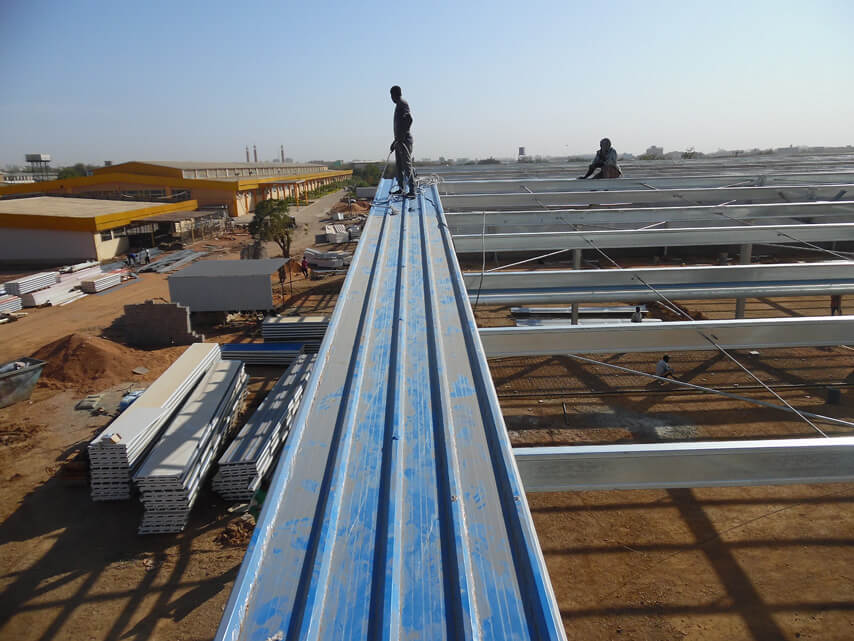 Панель крыши склада