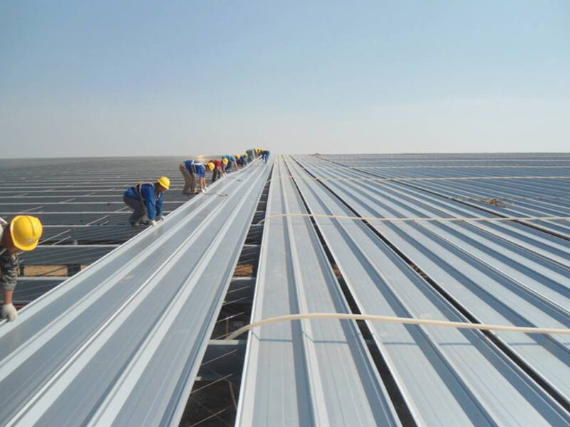 Промышленное здание завода по производству тяжелых сборных стальных конструкций