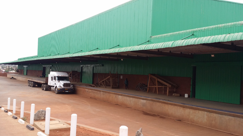Склад сборных стальных каркасов в Малави