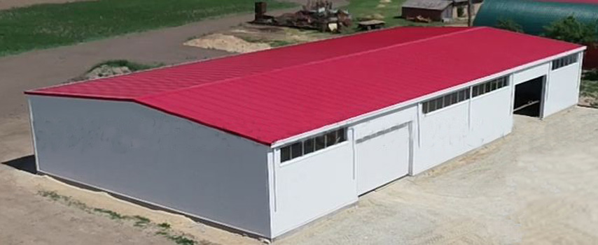 Проект в Литве - Цех сборных стальных конструкций