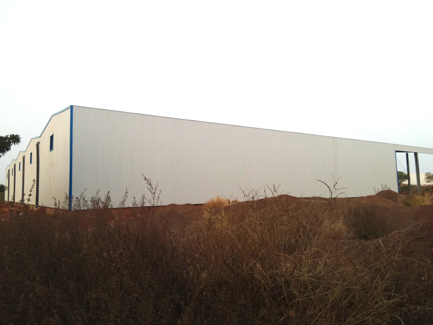 Проект склада из сборных стальных конструкций в Мали