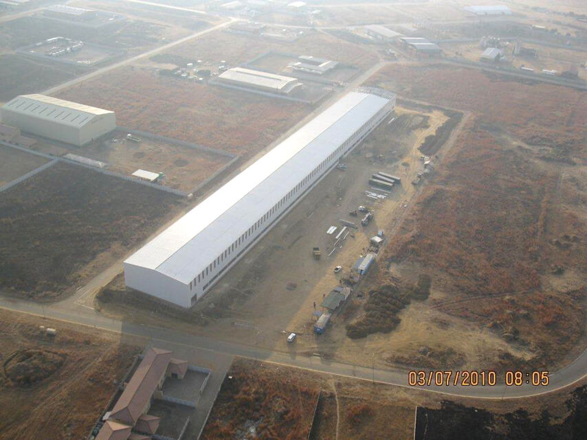 Проект цеха по производству сверхмощных стальных конструкций в Южной Африке