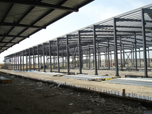 Недорогой сборный стальной склад