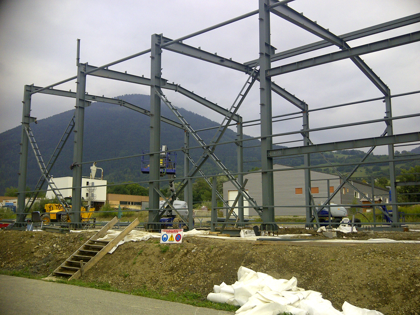 стальная складская колонна