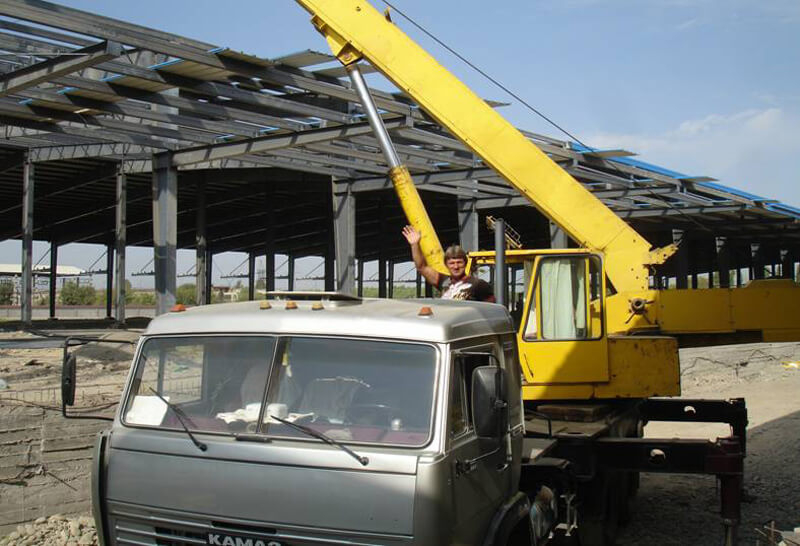 Недорогой сборный стальной склад