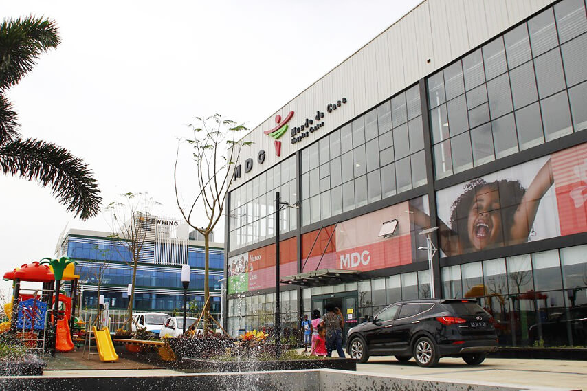 Проект торгового центра со стальными конструкциями в Анголе