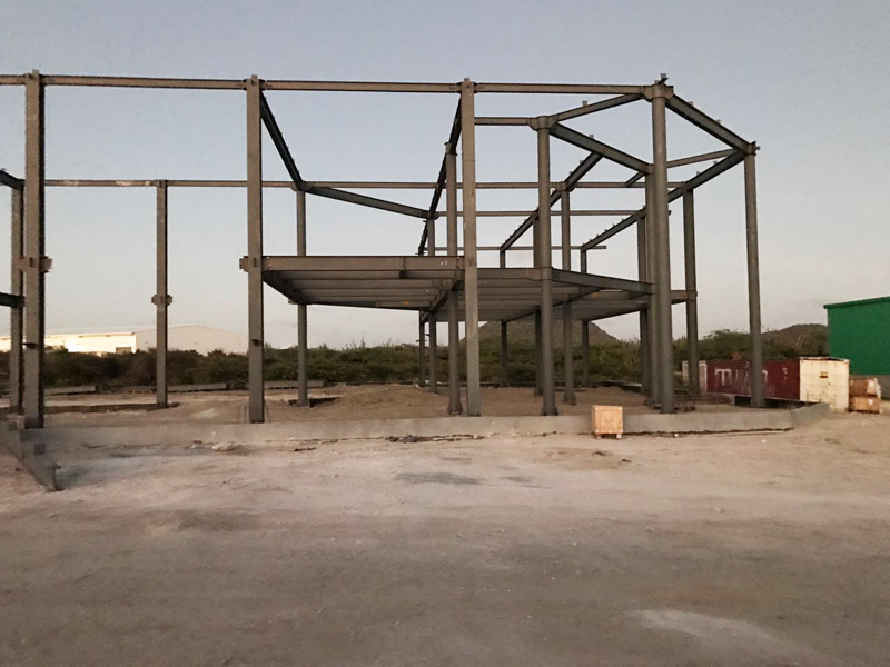 Сборное здание коммерческого выставочного выставочного зала