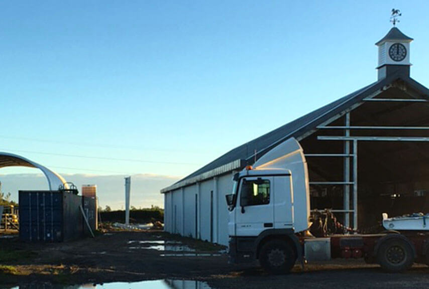 Металлическая крытая конная арена 