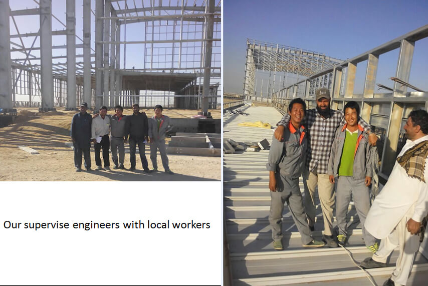 Проект установки завода по производству металлоконструкций в Саудовской Аравии на объекте