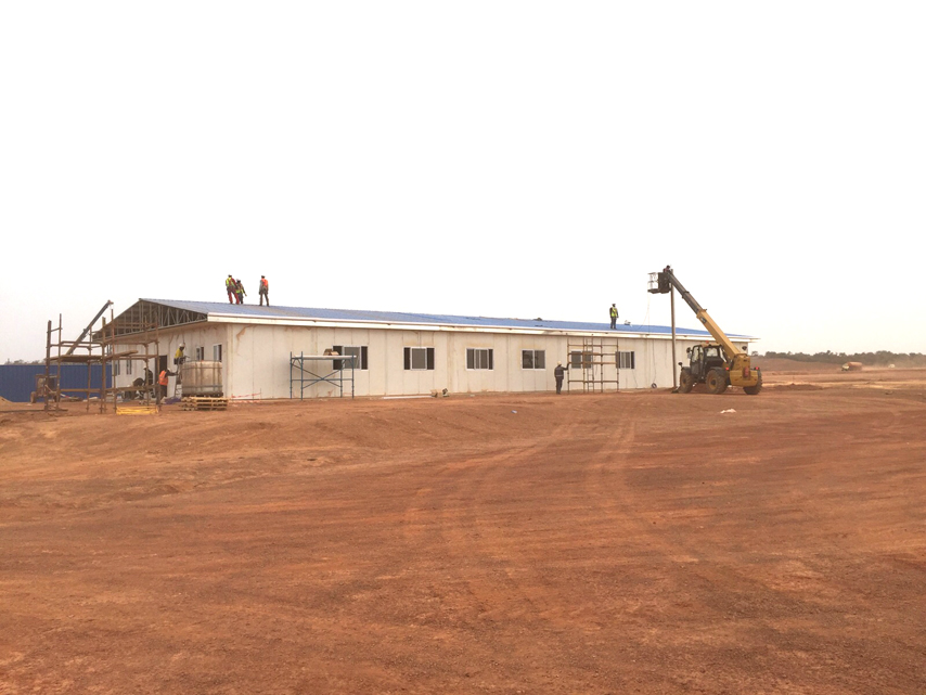 Буркина-Фасо стальной сборный дом