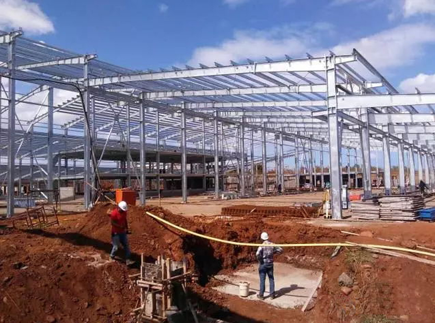 Проект на Маврикии – здание сборного стального завода