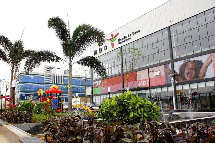 Проект торгового центра со стальной конструкцией в Анголе