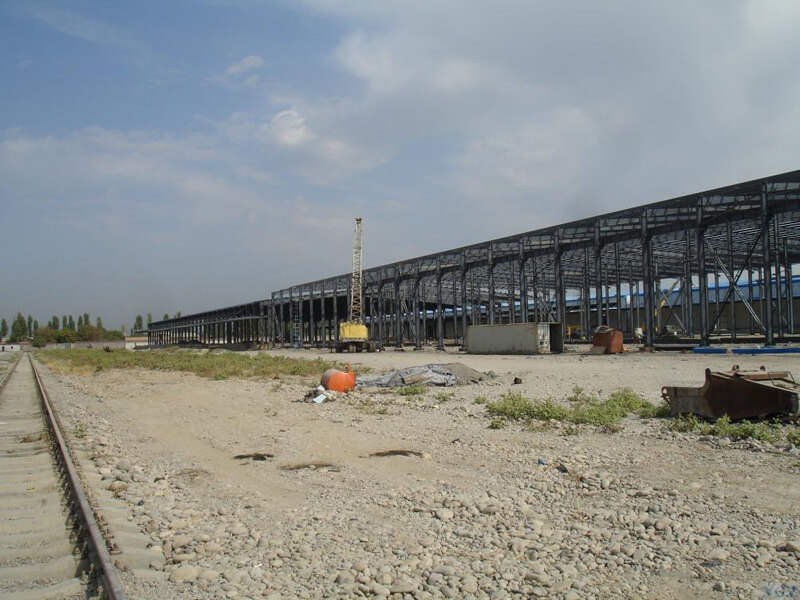 Недорогой сборный стальной склад