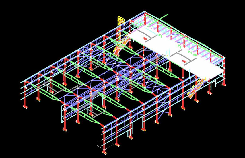 Предварительно спроектированная конструкция стальной рамы