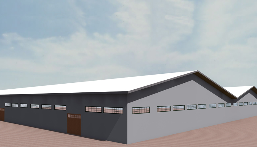 Стальная конструкция крыши фермы конструкции склада