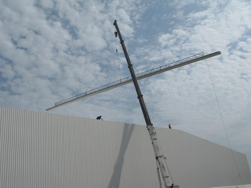  Склад сборных стальных конструкций