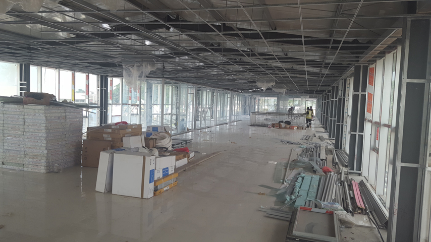 строительство офисного здания из стальной конструкции