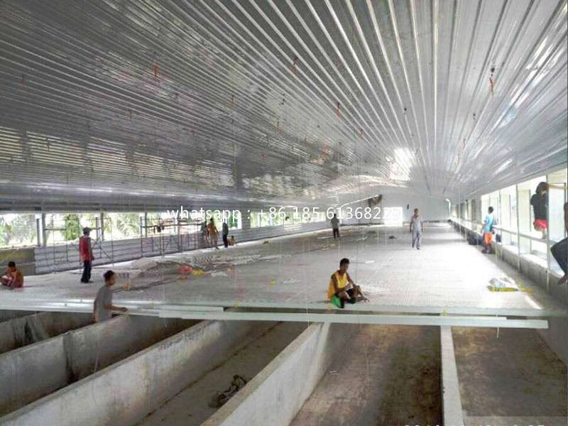 Коммерческий птичник с шиферным полом 