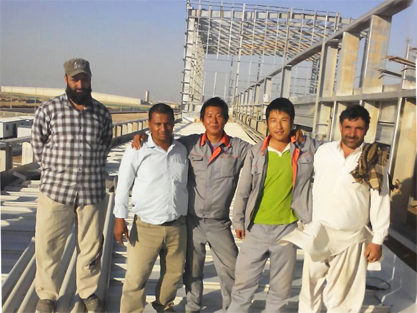 Монтаж проекта строительства завода по производству стальных конструкций в Саудовской Аравии