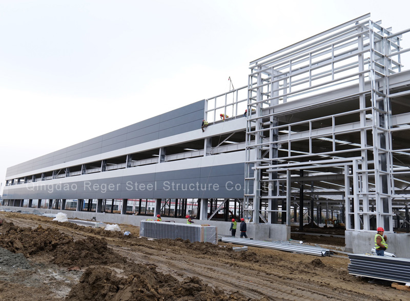 Строительство мастерских стальных конструкций и офисных зданий