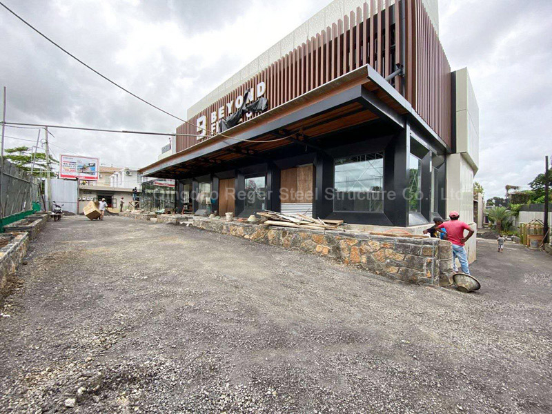 Коммерческое здание из стальной конструкции на Маврикии