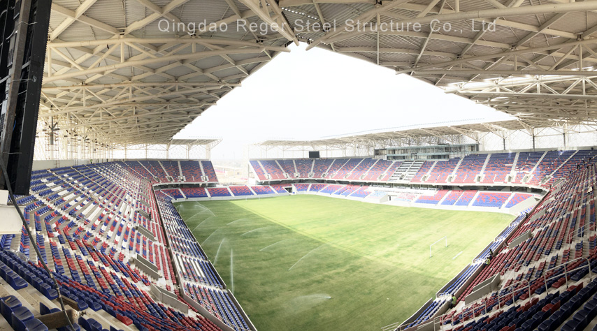 Ферменная конструкция стальной крыши космической рамы для трибуны стадиона