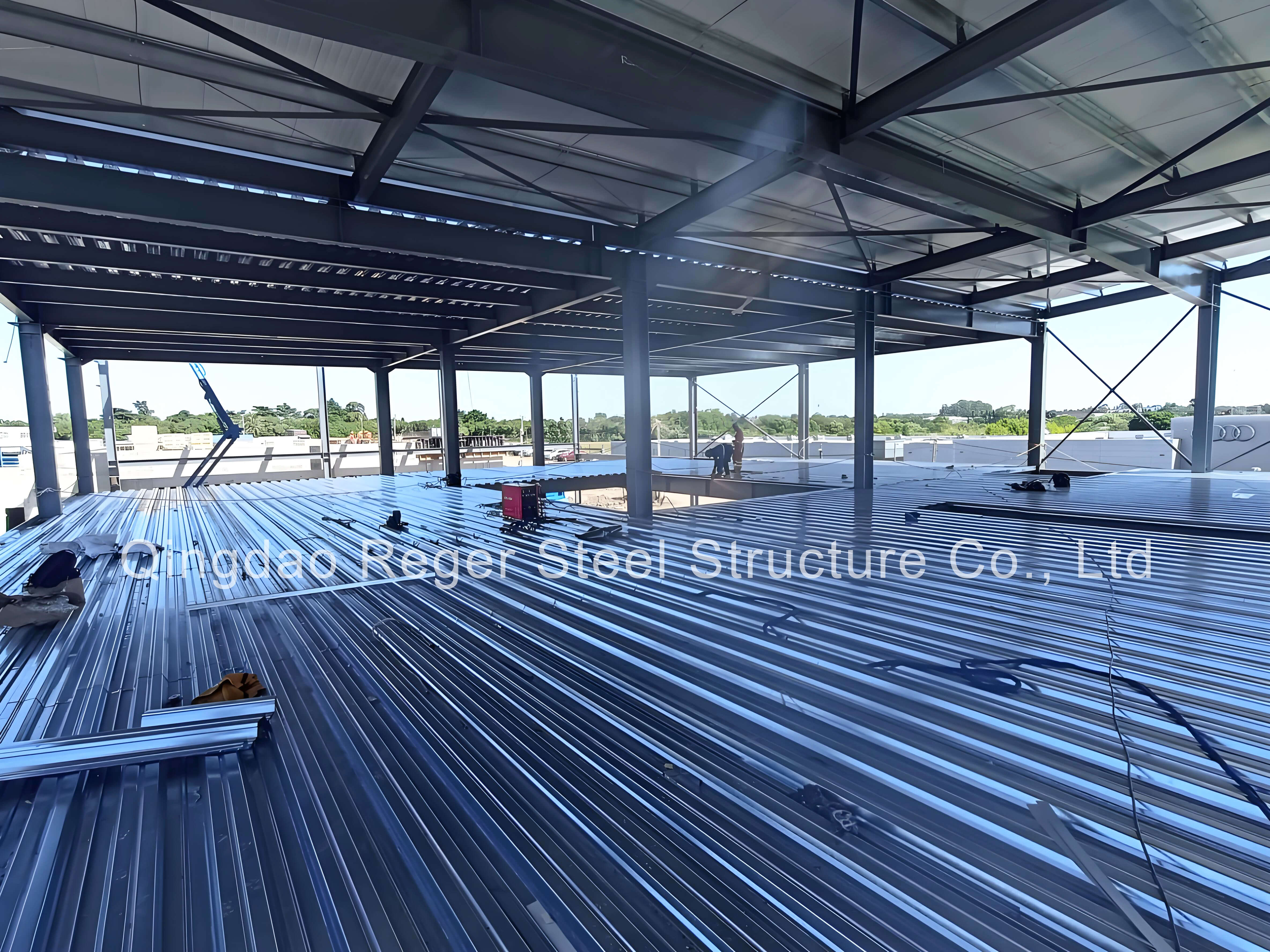 мезонин стальной конструкции