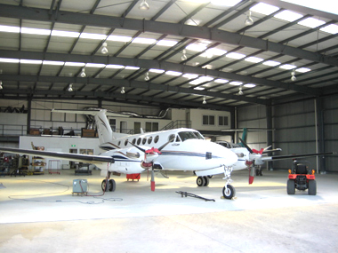 Ангар из стальной конструкции