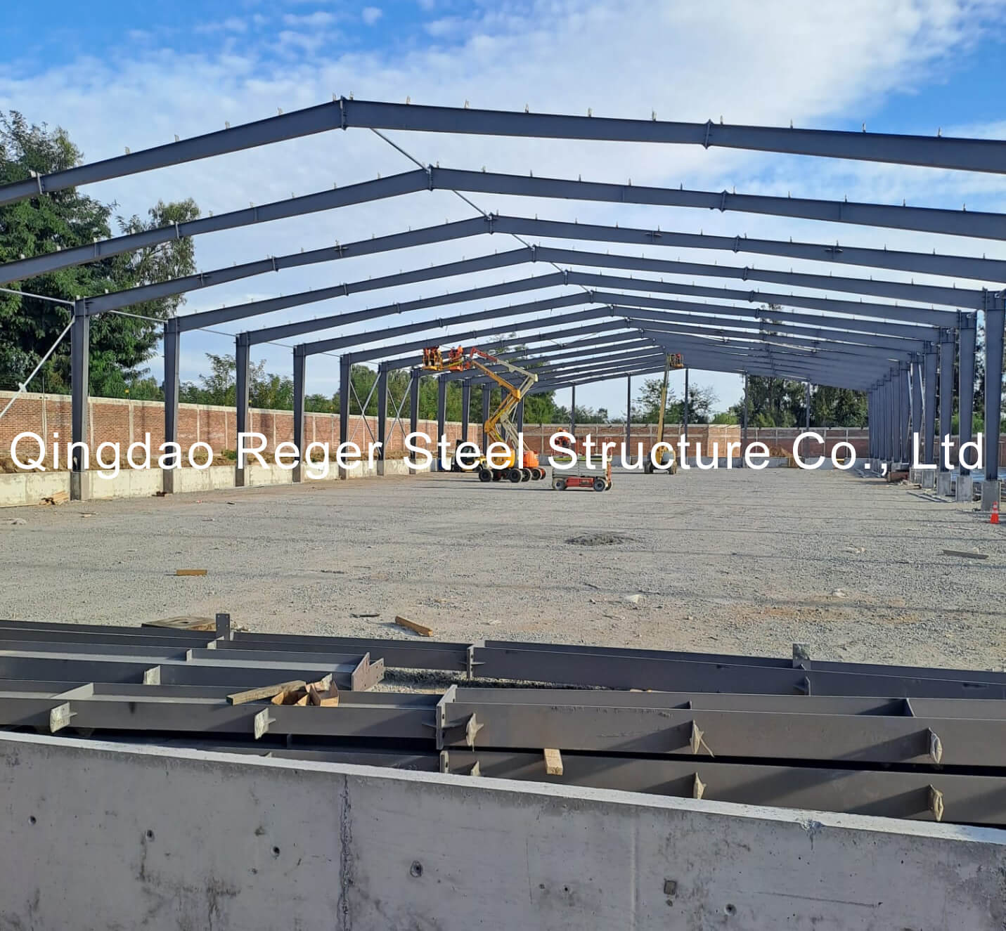 Склад стальных конструкций в Чили