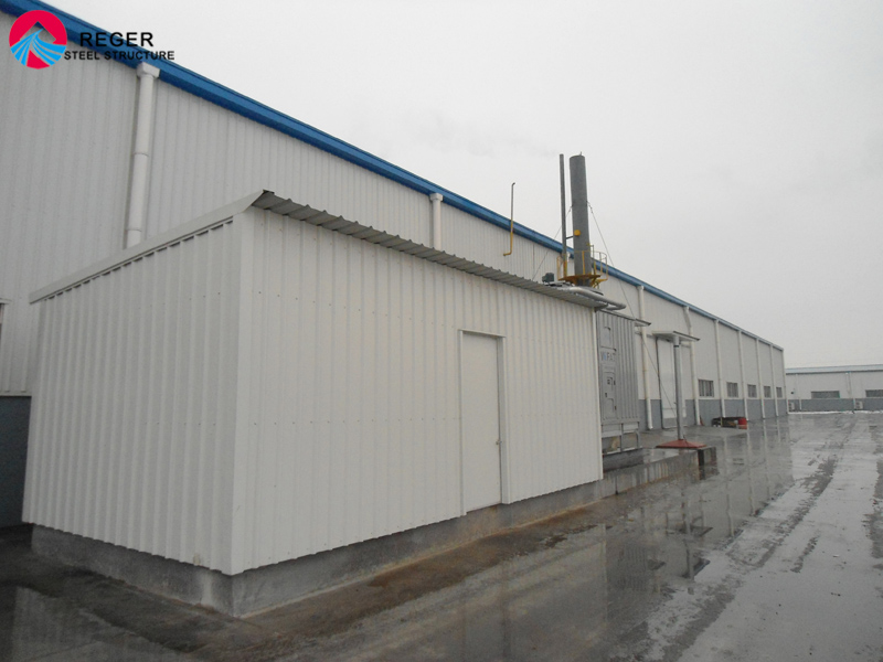 Стальная конструкция для заводского цеха