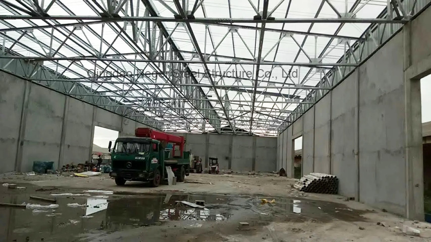 Оцинкованная стальная конструкция крыши фермы для Конго