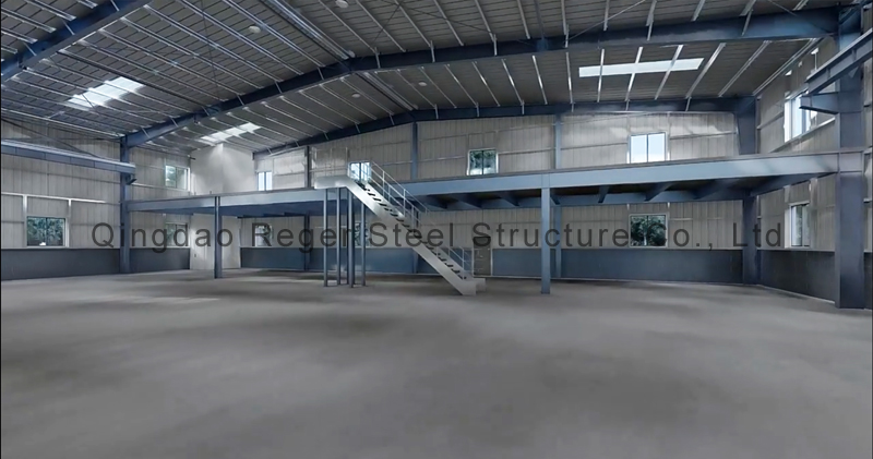 Мезонин стальной конструкции здания