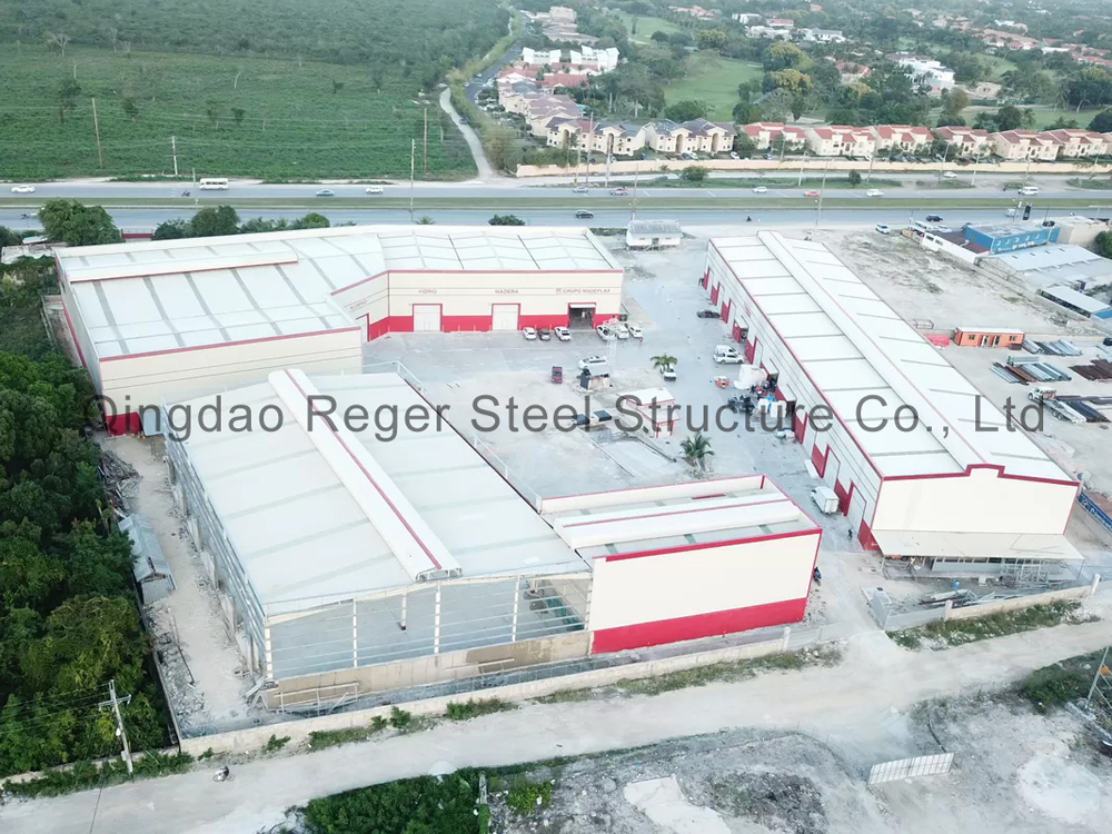 Здание складской мастерской со стальной конструкцией в Доминиканской Республике 