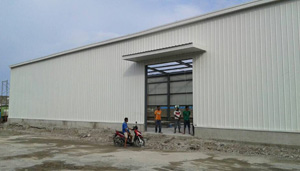 Склад сборных металлических конструкций в Восточном Тиморе