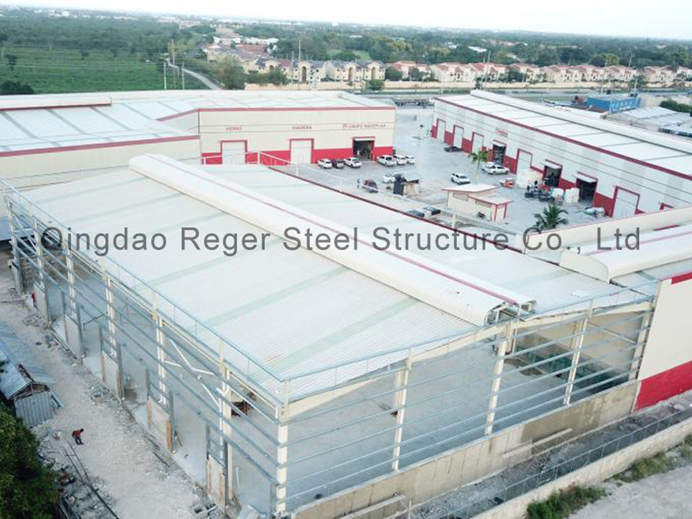 Здание складской мастерской со стальной конструкцией в Доминиканской Республике 