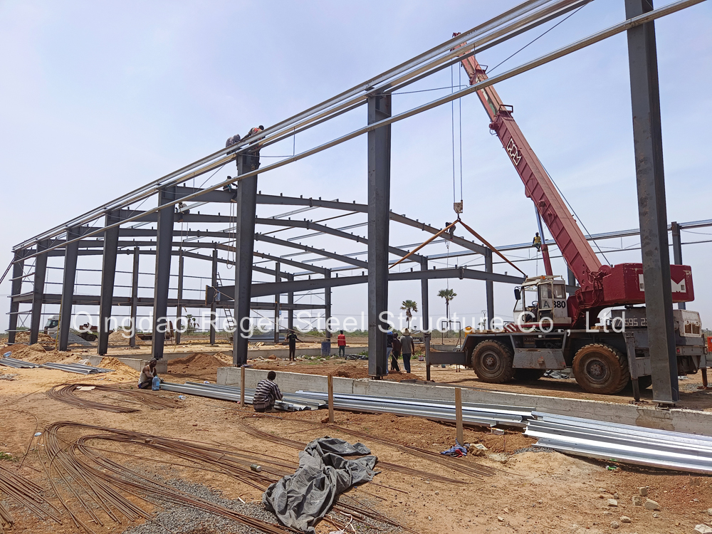Сенегал, ангар для цеха по производству стальных конструкций для производства кирпича