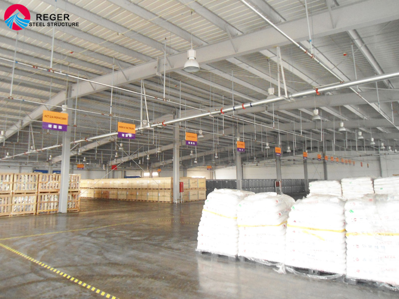 Цех завода стальных конструкций