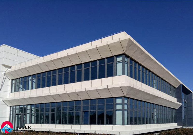 офисное здание со стальной конструкцией