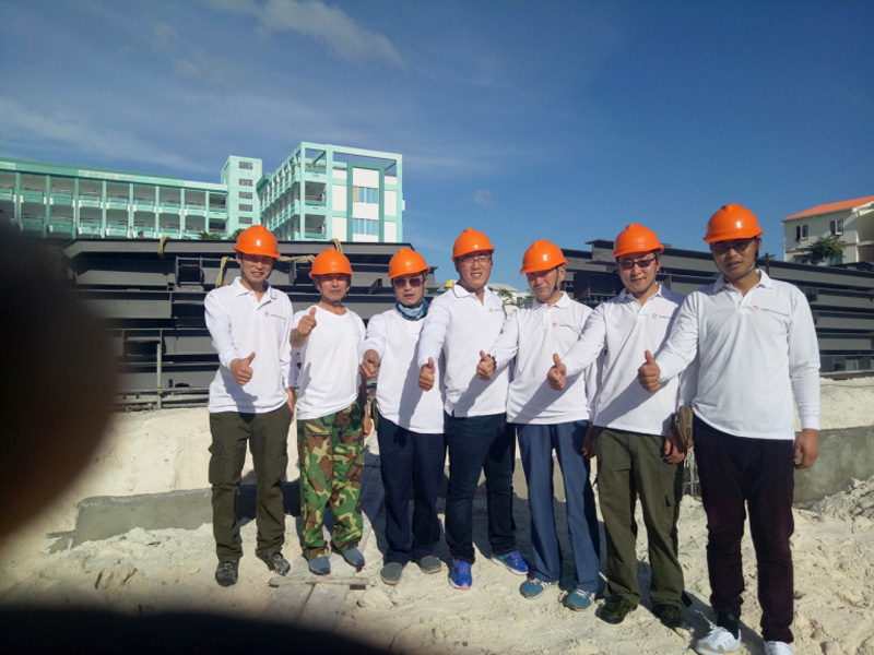 Торговый центр стальной конструкции Мальдив для хозяйственного магазина