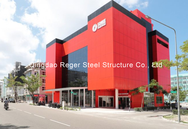 Торговый центр стальной конструкции Мальдив для хозяйственного магазина