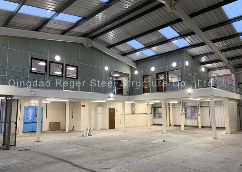 стальная конструкция склада, мезонина, офиса