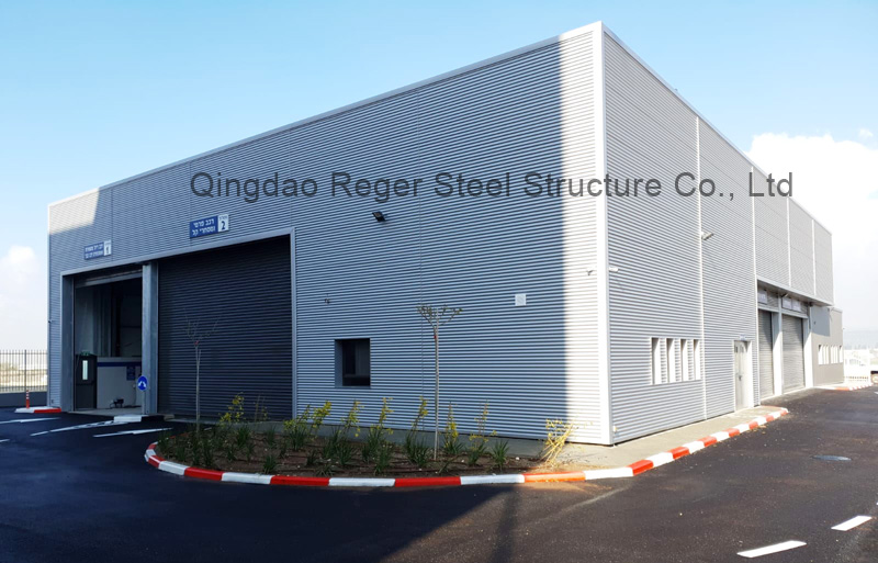 Здание мастерской стальных конструкций для центра испытаний автомобилей