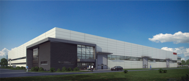 Проектирование сборного стального здания - 3D-изображение