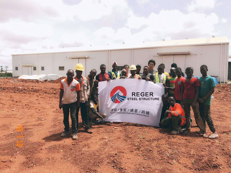 Завод по розливу воды со стальной конструкцией в Эфиопии