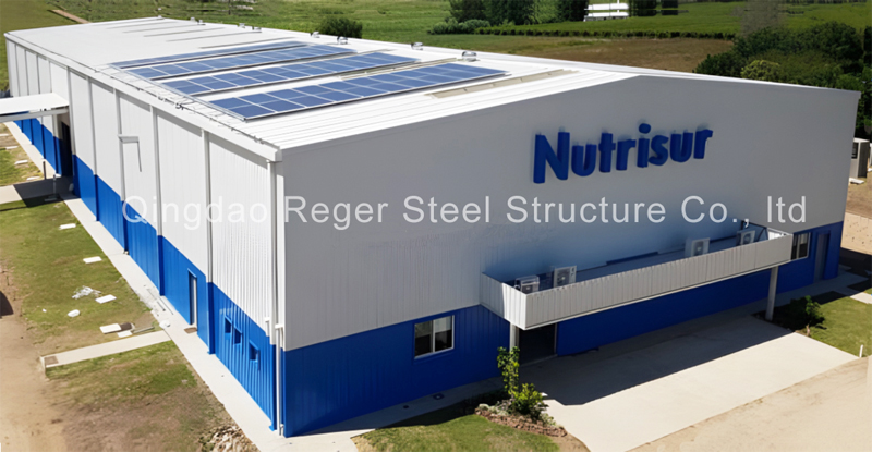 Стальной склад с портальной рамой в Уругвае