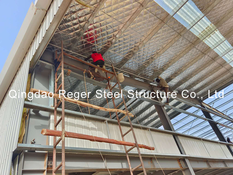 Сенегал, ангар для цеха по производству стальных конструкций для производства кирпича