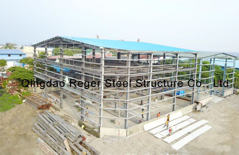 Многоэтажный склад стальных конструкций на Мальдивах