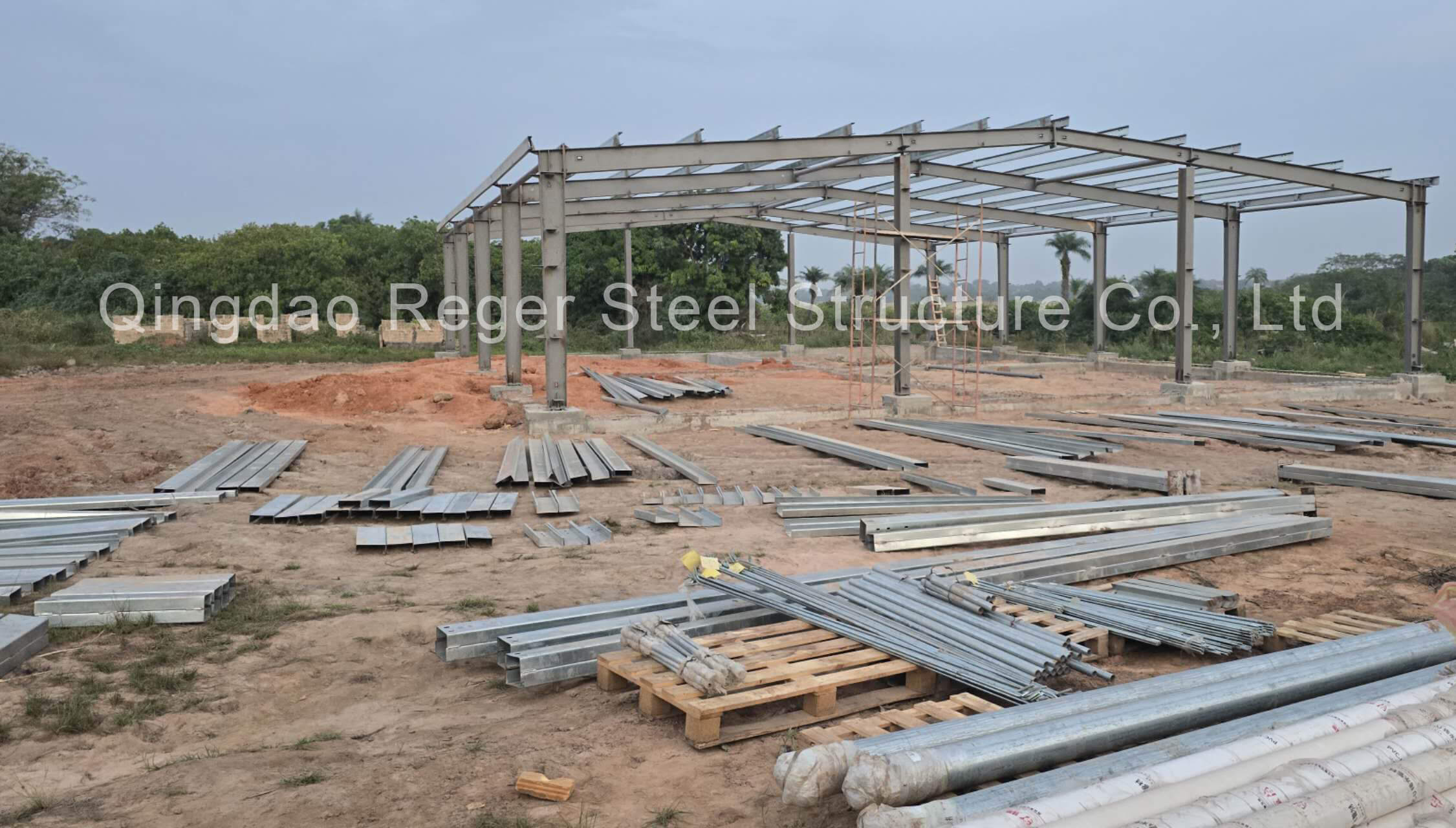 Кирпичный завод со стальной конструкцией