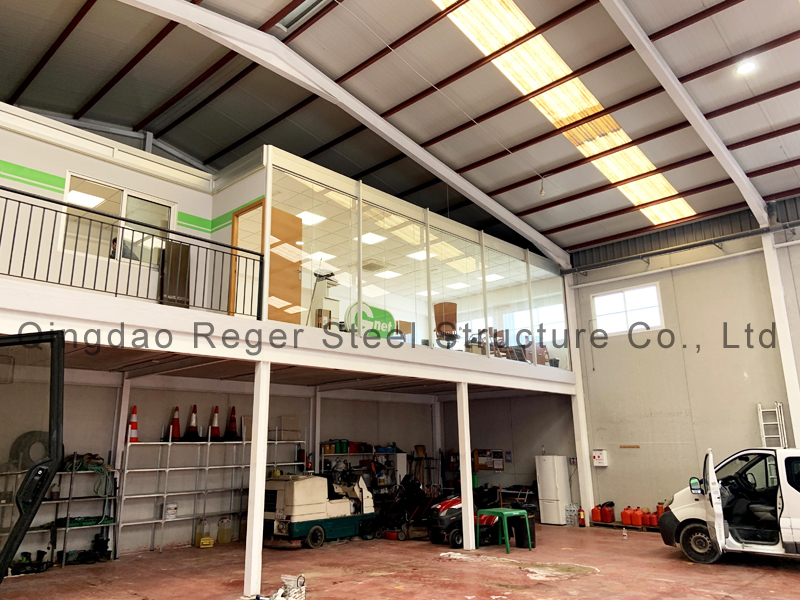 стальная конструкция склада, мезонина, офиса
