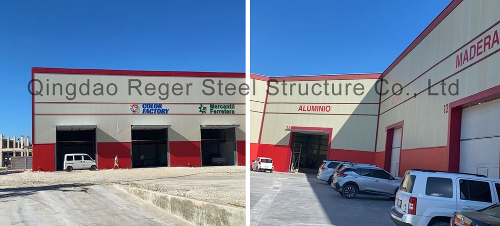 Здание складской мастерской со стальной конструкцией в Доминиканской Республике 